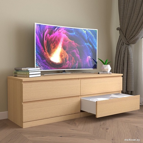 Комод Mio Tesoro Varma Prime 4D (дуб беленый)