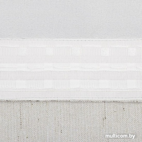 Штора Этель Классика 7062884 130x300. светло-серый, 1 шт)