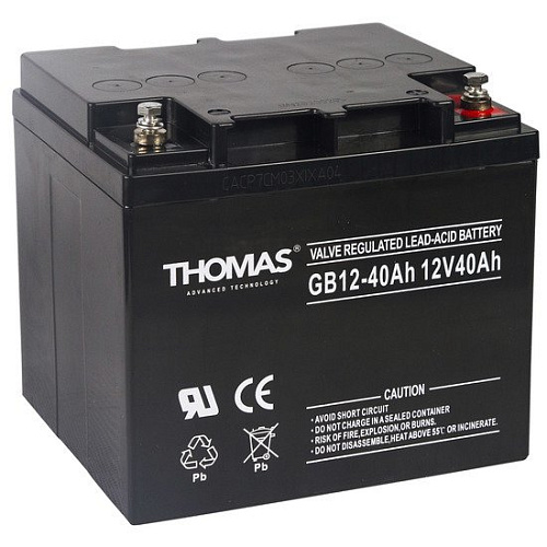 Аккумулятор для ИБП Thomas GB 12-40 Ah 12V40Ah