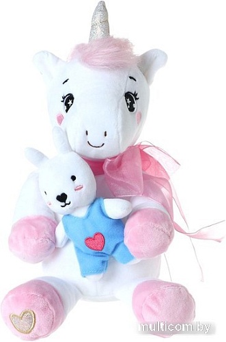 Классическая игрушка Pomposhki Единорожка с зайкой 5450742