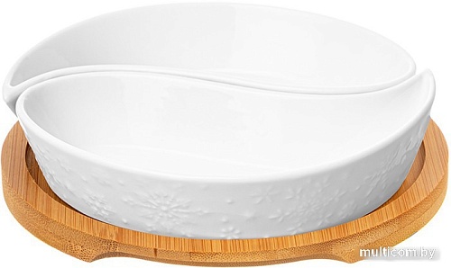 Менажница Elan Gallery Снежинки 540587