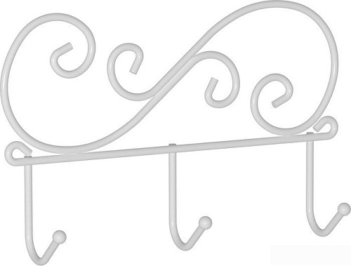 Вешалка для одежды ЗМИ Кружева 3 ВН 275 (белый)