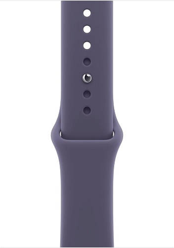 Умные часы Apple Watch Series 11 46 мм (алюминиевый корпус, серебристый/фиолетовый туман, спортивный силиконовый ремешок S/M)