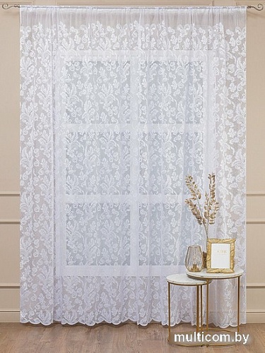 Тюль Amore Mio Жаккардовая 6PL 37891-01 3x2.7 м 92111 (белый)