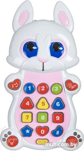 Развивающая игрушка Bondibon Умный телефон. Зайка ВВ4547