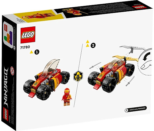 Конструктор LEGO Ninjago 71780 Гоночный автомобиль Кая EVO