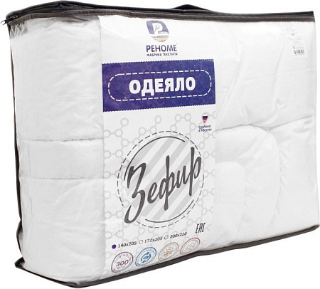 Реноме Зефир 2сп 172х205 14/442 (заменитель лебяжьего пуха тик)