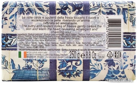 Nesti Dante Мыло твердое Blue Freesia From Aeolian Islands 250 г