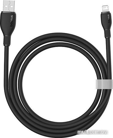 Кабель Baseus Pudding Series USB Type-A - Lightning (2 м, черный)