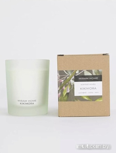 Свеча Miram Мох и янтарь Kikimora 4012125 (200г)