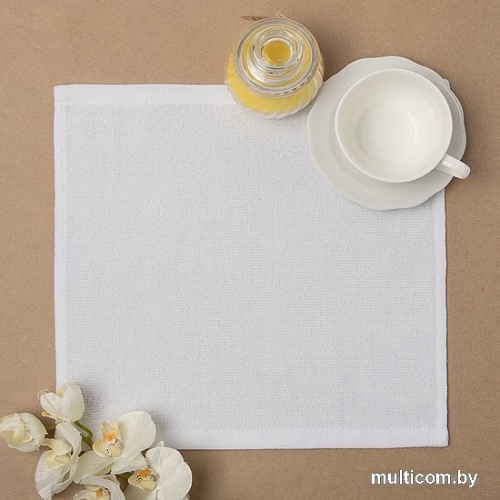 Полотенце Belezza Ocean 30x30 (белый)