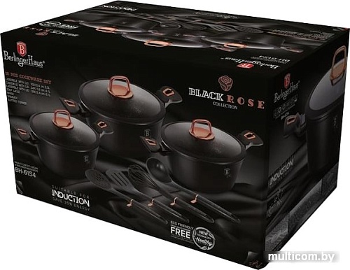 Набор кастрюль Berlinger Haus Carbon Metallic Line BH-6154