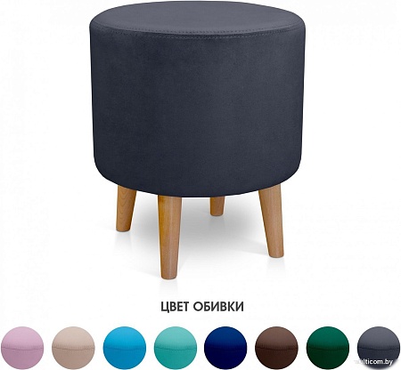 Пуфик Mio Tesoro Ронд (Amo 25/натуральное дерево)