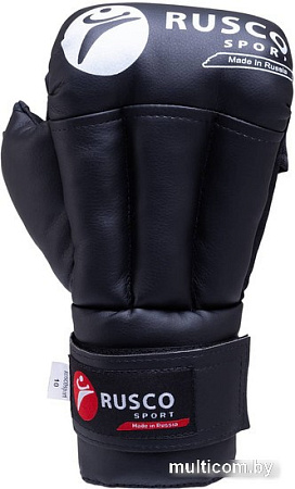 Тренировочные перчатки Rusco Sport р-р 6 (черный)