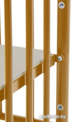 Детская кроватка Polini Kids Vintage 110 (золотистый)