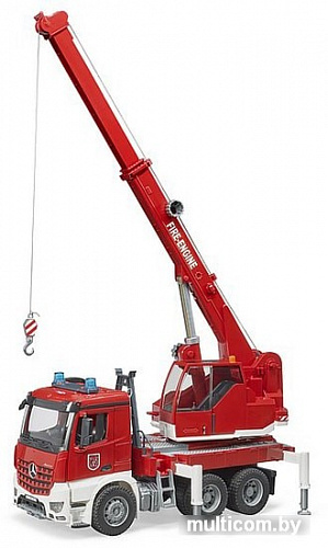 Bruder MB Arocs fire service crane 03675