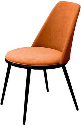 Стул Древпром Оливер ДП2-02 (черный матовый/катания флам)