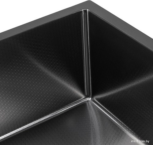 Кухонная мойка Basic Pvd Nano Decor 55x45 (черный)