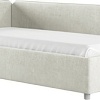 Кровать-тахта Сонум Capri L 90x200 (микровелюр светло-серый)