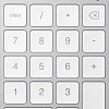 Цифровой блок Satechi Aluminum Slim Rechargeable Bluetooth Keypad (серебристый)