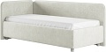 Кровать-тахта Сонум Capri L 90x200 (микровелюр светло-серый)