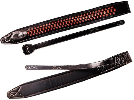 Ремень для гитары Soldier STPGL0614 (черный/желтый)