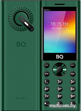 Кнопочный телефон BQ BQ-2458 Barrel L (зеленый)