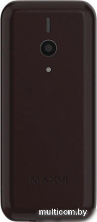 Кнопочный телефон Maxvi C27 (коричневый)