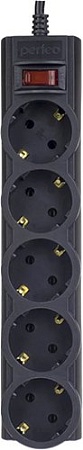 Сетевой фильтр Perfeo PowerX PF_A4714 (1.8 м, черный)