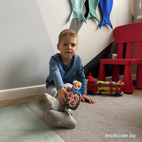 Развивающая игра Брестская Матрешка В сарафане с розами (набор 7 шт)