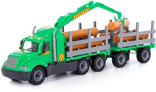 Полесье Майк автомобиль-лесовоз с прицепом 55675