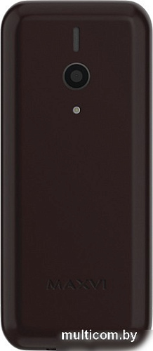 Кнопочный телефон Maxvi C27 (коричневый)