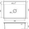 Кухонная мойка GranFest Metal нержавеющая сталь AISI 304 PVD GF-6545 Графит (с сифоном)