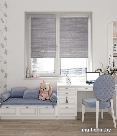 Рулонные шторы Legrand Гелакси 120x175 (платина)