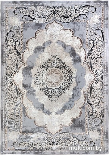 Ковер для жилой комнаты Bossan Rome C338A-GRI-KGRI (0.8x1.5)