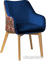 Интерьерное кресло Atreve Mobi Skid (синий BL86/бук)