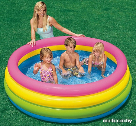 Надувной бассейн Intex Sunset Glow 168х46 (56441)