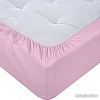 Постельное белье Luxsonia Сатин на резинке 160x200 Мр0001 (розовый)