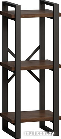 Стеллаж LoftyHome Лондейл Рант 40 (коричневый/черный)