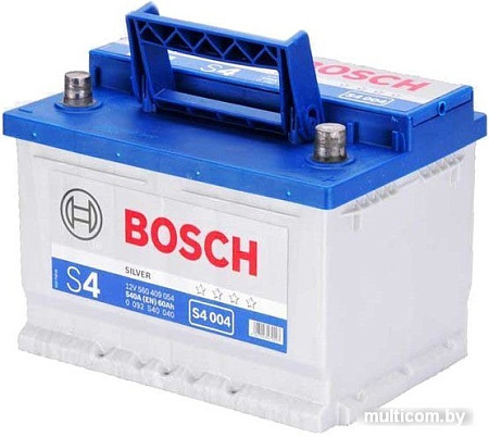 Автомобильный аккумулятор Bosch S4 004 (56 409054) 60 А/ч