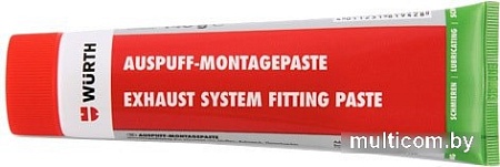 Средство для наружного применения Wurth Паста для монтажа глушителя 140 г