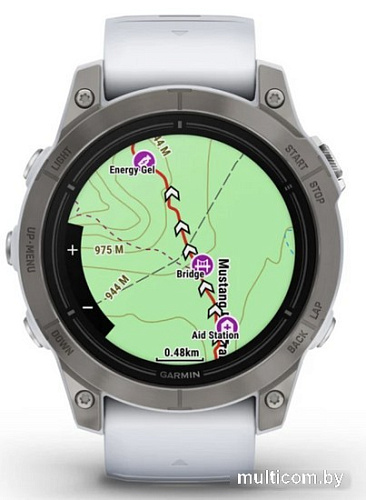 Garmin Epix Pro Gen 2 Sapphire 47 мм (титан/белый камень)