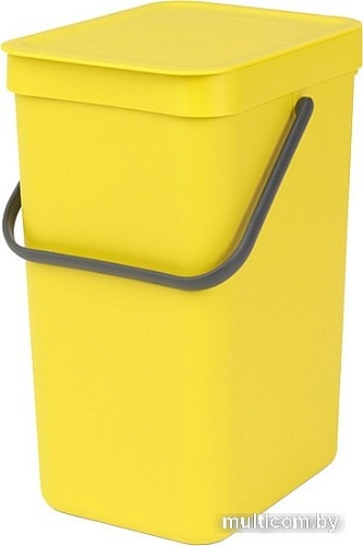 Мусорное ведро Brabantia Sort & Go 12 л (желтый)