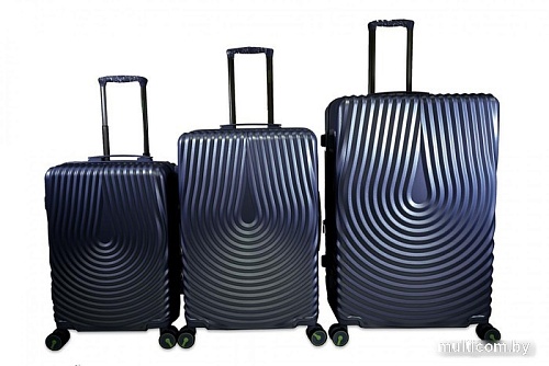 Чемодан-спиннер Mironpan 77062-1 74 см (синий)