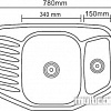 Кухонная мойка Ledeme L97851B