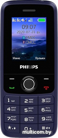 Мобильный телефон Philips Xenium E117 (синий)