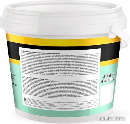 Шпатлевка Farbitex универсальная акриловая для наружных и внутренних работ (3.5 кг)