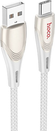 Кабель Hoco U133 USB Type-A - USB Type-C (1.2 м, серый)