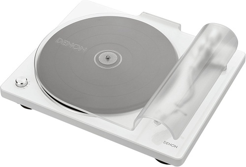 Виниловый проигрыватель Denon DP-400 (белый)