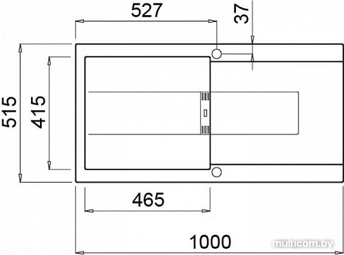 Кухонная мойка Elleci Smart 480 Black K86